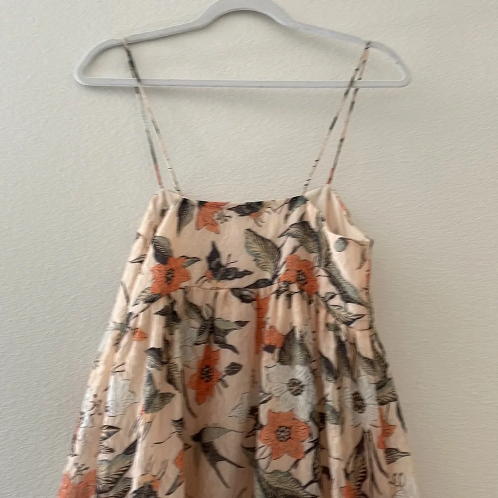 Astrid Floral Empire Waist Midi Dress - Picture 7 of 10